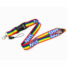 NHS Rainbow Lanyard Neck Strap ID Badge Holders Camera Lanyard