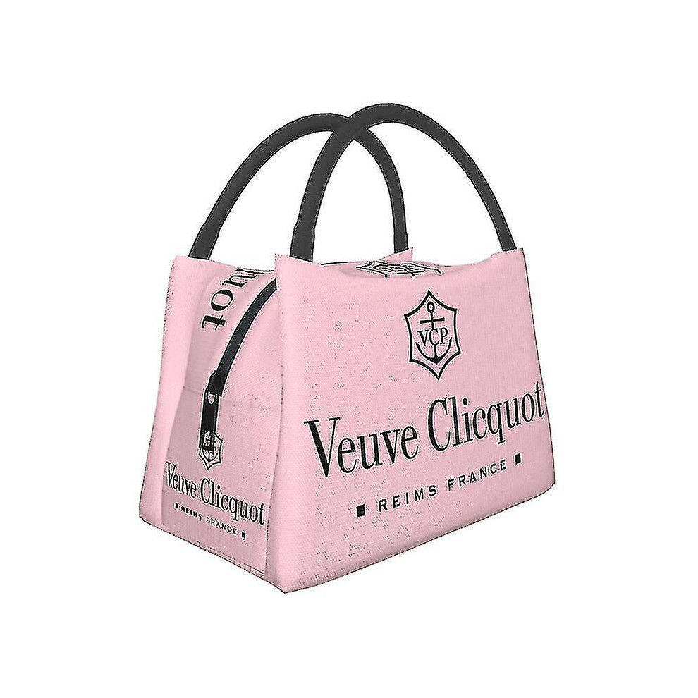 (6) Custom Clicquot Champagne Lunch Bags Men Women Vcp Warm Cooler Insulated Lunch Boxes For Picnic Camping Work Travel