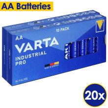 (AA 20 Pack) Varta AA Alkaline Batteries AAA Alikaline Batteries 1.5V Long Life Power Cells