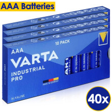 (AA 40 Pack) Varta AA Alkaline Batteries AAA Alikaline Batteries 1.5V Long Life Power Cells