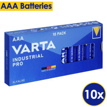 (AAA 10 PacK) Varta AA Alkaline Batteries AAA Alikaline Batteries 1.5V Long Life Power Cells