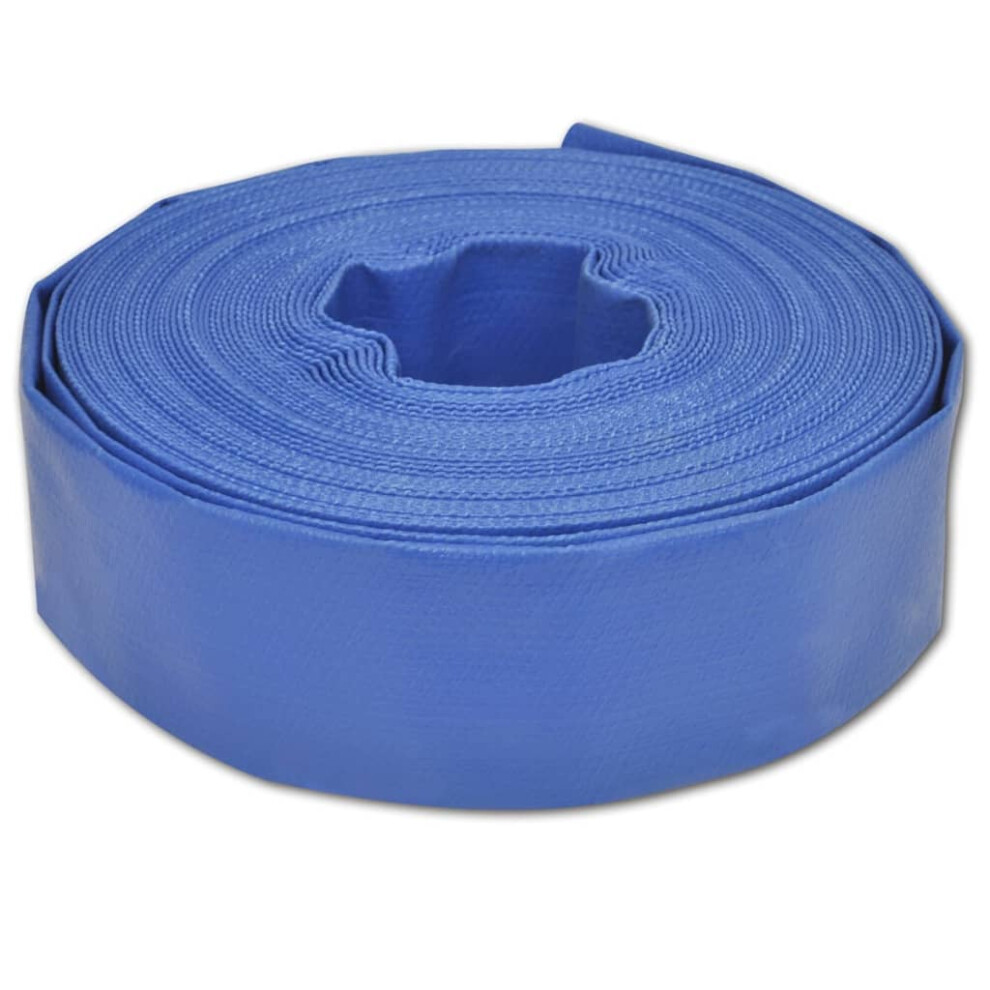 (38 mm/25 m) vidaXL Flat Hose PVC Water Delivery Farm Discharge Pipe Tubing Multi Sizes