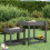 VidaXL (grey pine) vidaXL Sand Tables Sandpit and Water Table Play Table 2 pcs Solid Wood Pine 3