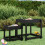 VidaXL (black pine) vidaXL Sand Tables Sandpit and Water Table Play Table 2 pcs Solid Wood Pine 3