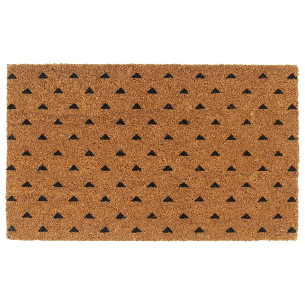 vidaXL Door Mat Floor Mat Outdoor Mat Entrance Doormat Natural Tufted Coir