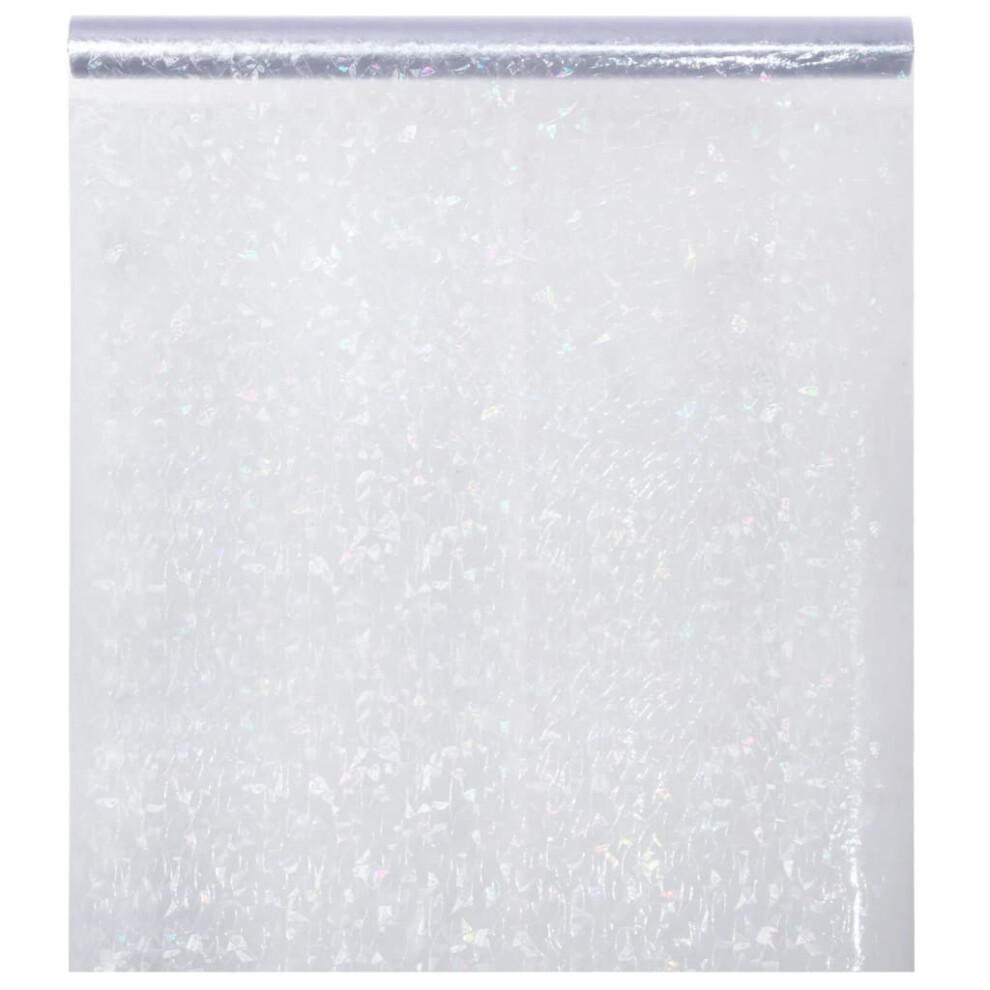 Vidaxl Window Film Privacy Film Window Sticker Frosted 3D Rainbow Pattern Pvc