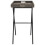 VidaXL (grey) vidaXL Folding Tray Table Hall TV Dinner Tray Serving Side Table Poly Rattan 6