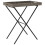 VidaXL (grey) vidaXL Folding Tray Table Hall TV Dinner Tray Serving Side Table Poly Rattan 7