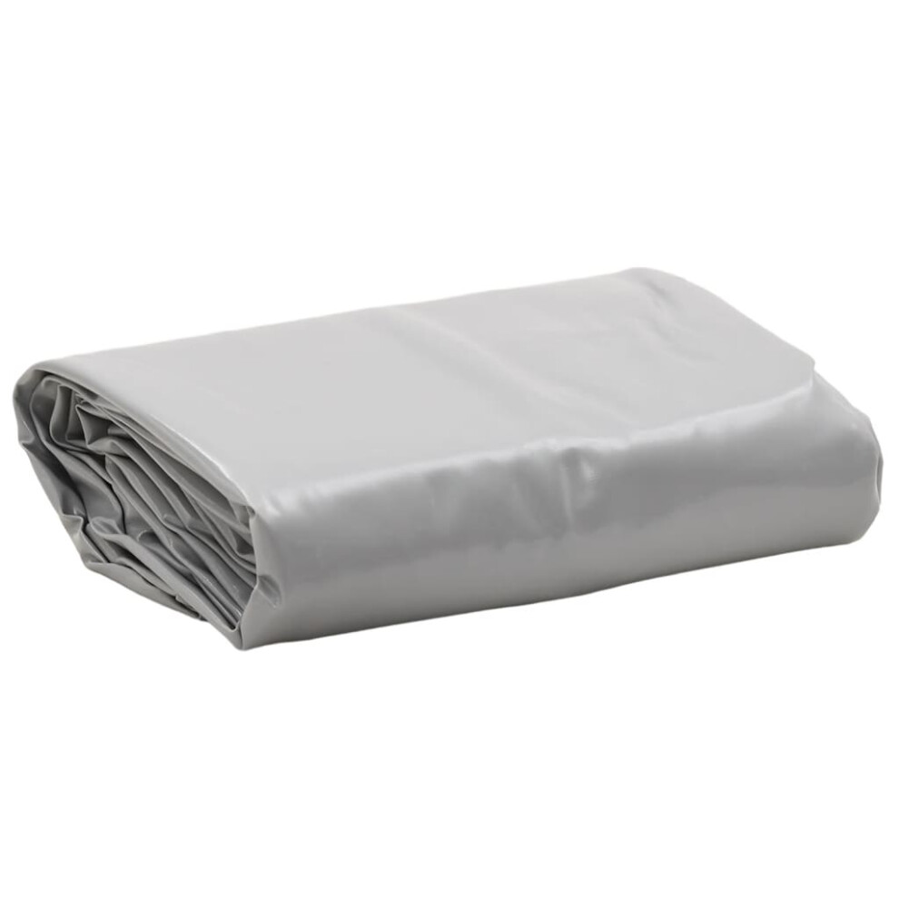 vidaXL Tarpaulin Cover Ground Sheet Waterproof Camping Tarp Cover Grey 600 /mÃÂ²