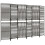 VidaXL vidaXL Paravent 6-tlg. Grau Poly Rattan 2