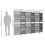 VidaXL vidaXL Paravent 6-tlg. Grau Poly Rattan 9
