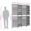 VidaXL vidaXL Paravent 4-tlg. Grau Poly Rattan 4