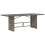 VidaXL vidaXL Gartentisch mit Glasplatte Grau 190x80x74 cm Poly Rattan 5