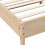 VidaXL (natural, 150 x 200 cm) vidaXL Bed Frame with Headboard Bed Base White 140x200 cm Solid Wood Pine 7