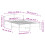 VidaXL (white, 120 x 190 cm) vidaXL Bed Frame with Headboard Bed Base White 140x200 cm Solid Wood Pine 9