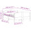 VidaXL (white, 150 x 200 cm) vidaXL Bed Frame with Headboard Bedroom Bed Base Bedstead Solid Wood Pine 4