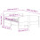 VidaXL (natural, 150 x 200 cm) vidaXL Bed Frame with Headboard Bedroom Bed Base Bedstead Solid Wood Pine 4