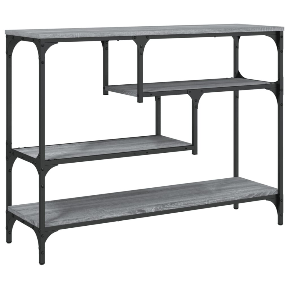 Vidaxl (Grey Sonoma) Console Table Hallway Side End Table Tea Coffee Table Engineered Wood