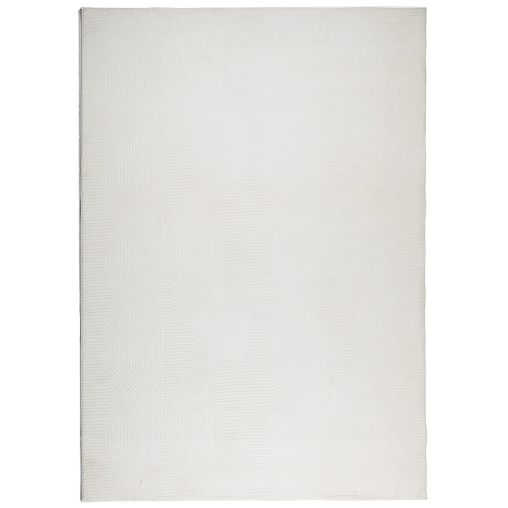 Vidaxl (Cream, 140200 Cm) Rug Fluffy Rug Floor Carpet Area Rug Iza Short Pile Scandinavian Look