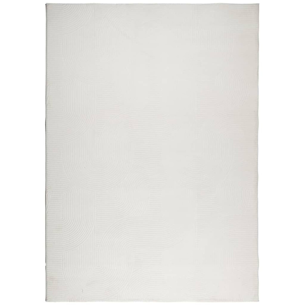 Vidaxl (Cream, 240340 Cm) Rug Fluffy Rug Floor Carpet Area Rug Iza Short Pile Scandinavian Look