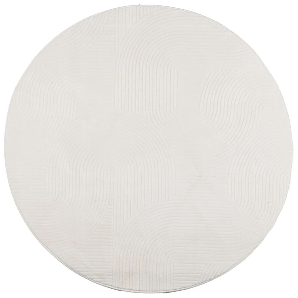 Vidaxl (Cream, 100 Cm) Rug Fluffy Rug Floor Carpet Area Rug Iza Short Pile Scandinavian Look