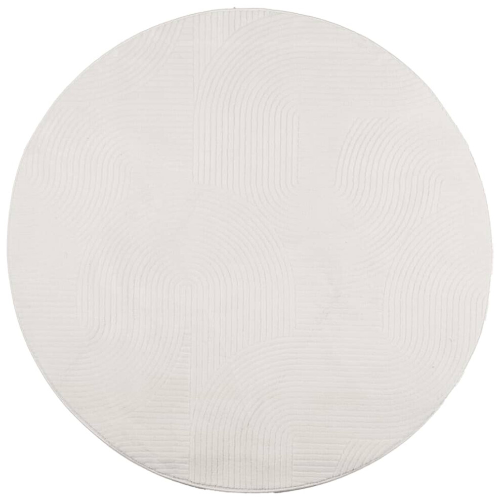 Vidaxl (Cream, 160 Cm) Rug Fluffy Rug Floor Carpet Area Rug Iza Short Pile Scandinavian Look