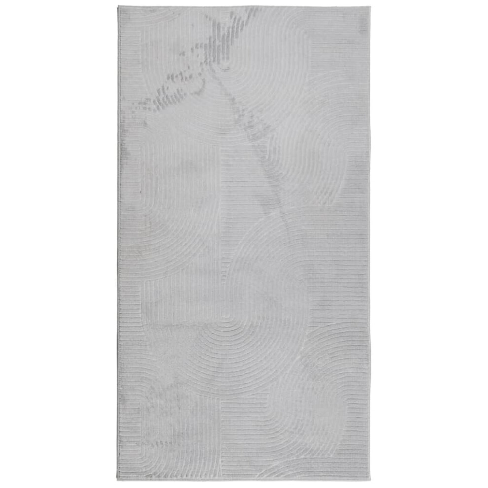 (grey, 80150 cm) vidaXL Rug Fluffy Rug Floor Carpet Area Rug IZA Short Pile Scandinavian Look