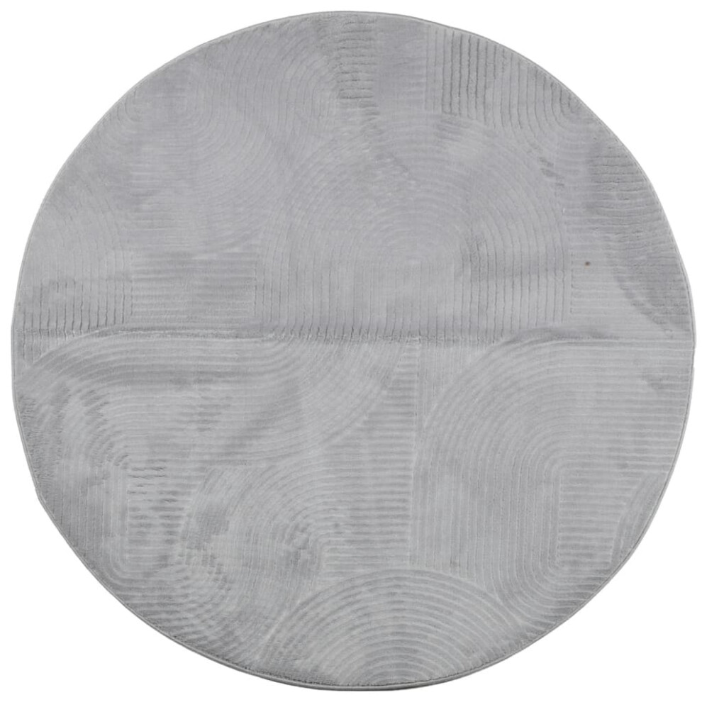Vidaxl (Grey, 120 Cm) Rug Fluffy Rug Floor Carpet Area Rug Iza Short Pile Scandinavian Look