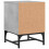 VidaXL vidaXL Bedside Cabinets with Glass Doors Bed Side Table 2 pcs Concrete Grey 9