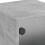VidaXL vidaXL Bedside Cabinets with Glass Doors Bed Side Table 2 pcs Concrete Grey 10