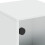 VidaXL vidaXL Bedside Cabinets with Glass Doors Nightstand Side End Table 2 pcs White 10