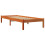 VidaXL vidaXL Bed Frame Bed Base Wax Brown 75x190 cm Small Single Solid Wood Pine 1