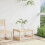 VidaXL vidaXL Gartenhocker Massivholz Kiefer 3
