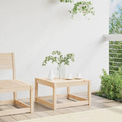 VidaXL vidaXL Gartenhocker Massivholz Kiefer 2