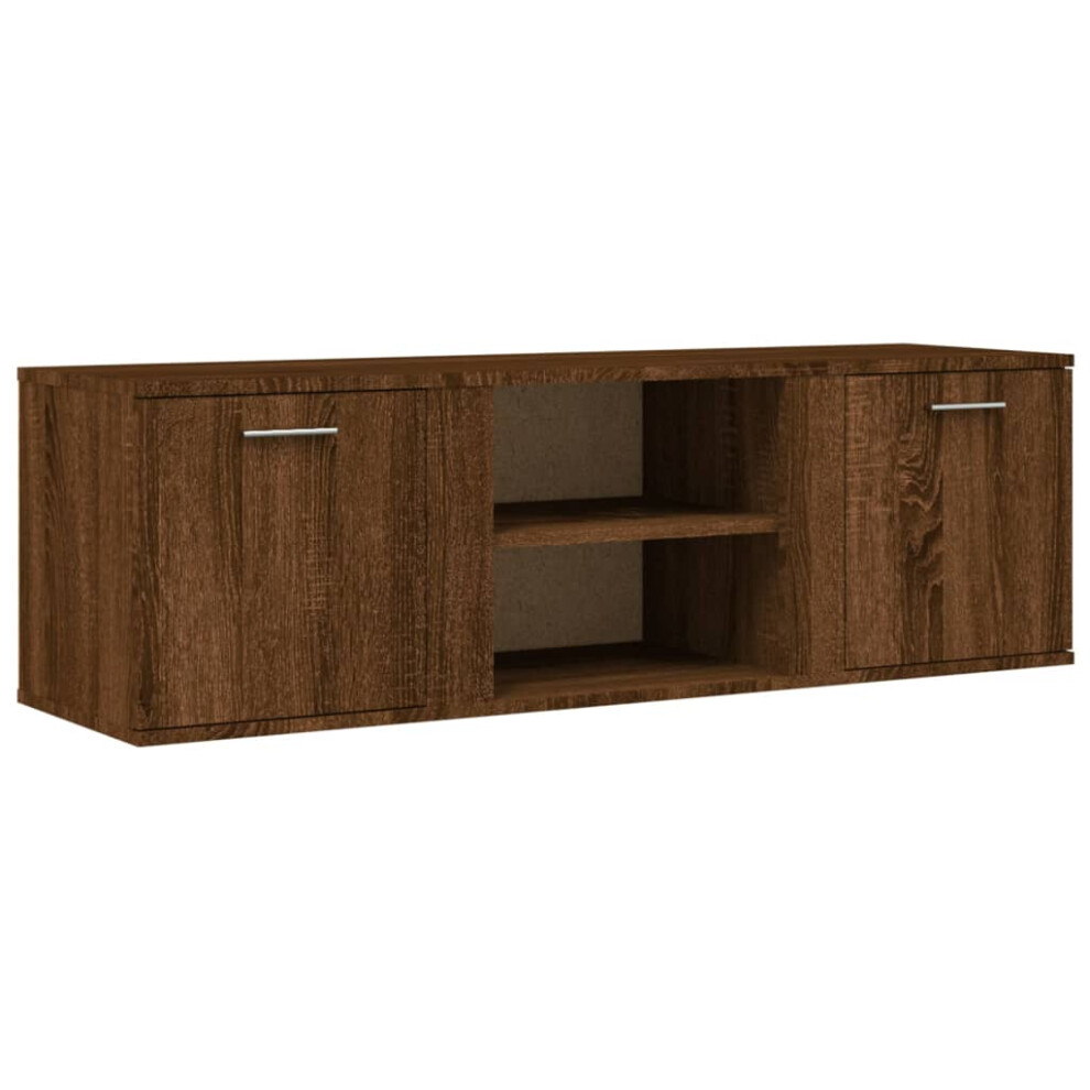 vidaXL TV Cabinet TV Stand Media Cabinet TV Unit Brown Oak Engineered Wood