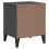 VidaXL vidaXL Bedside Cabinet Side Table Nightstand Anthracite Grey Engineered Wood 8