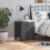 VidaXL vidaXL Bedside Cabinet Side Table Nightstand Anthracite Grey Engineered Wood 3