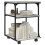 VidaXL vidaXL Printer Stand 3-Tier Office Printer Table Grey Sonoma Engineered Wood 5