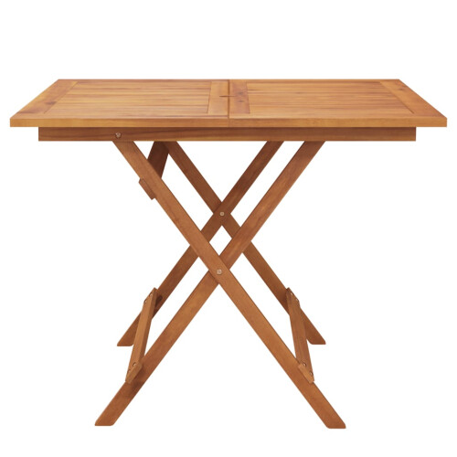 VidaXL vidaXL Folding Garden Table Outdoor Table Patio Dining Table Solid Wood Acacia 2