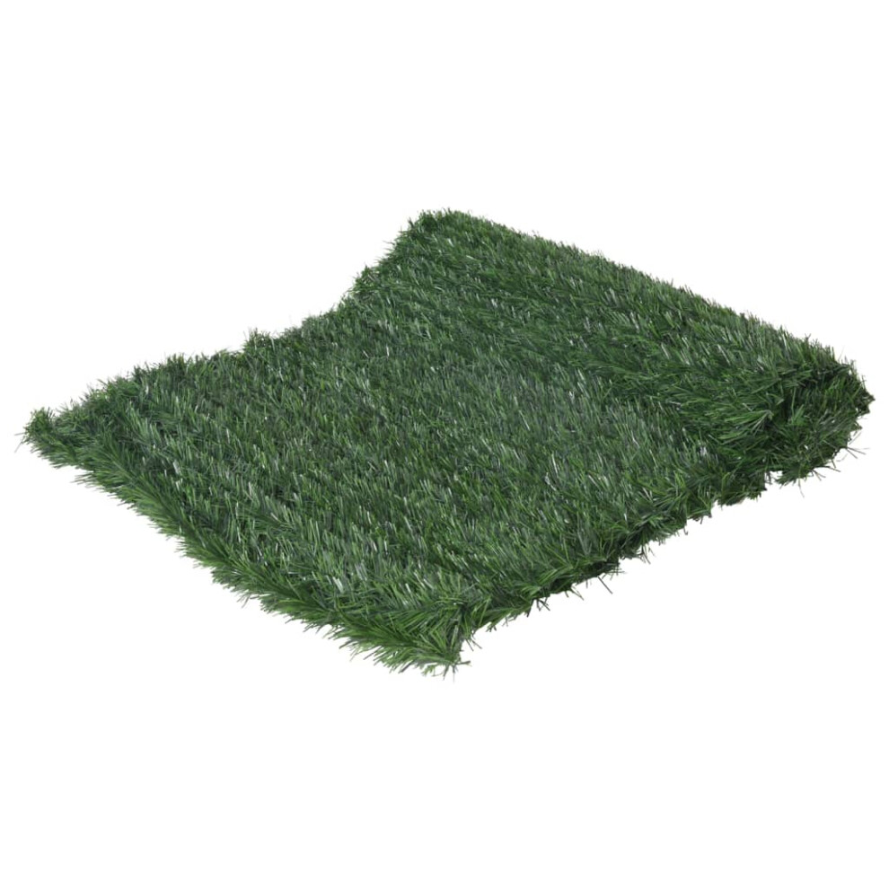 vidaXL Artificial Grass Fence Wall Panel Privacy Fence Screen Green 1x5 m