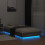 VidaXL vidaXL Bed Frame with LED Lights Bed Base Grey Sonoma 75x190 cm Small Single 5