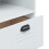 VidaXL vidaXL Bookcase Bookshelf Side Cabinet Storage Book Rack White Engineered Wood 9