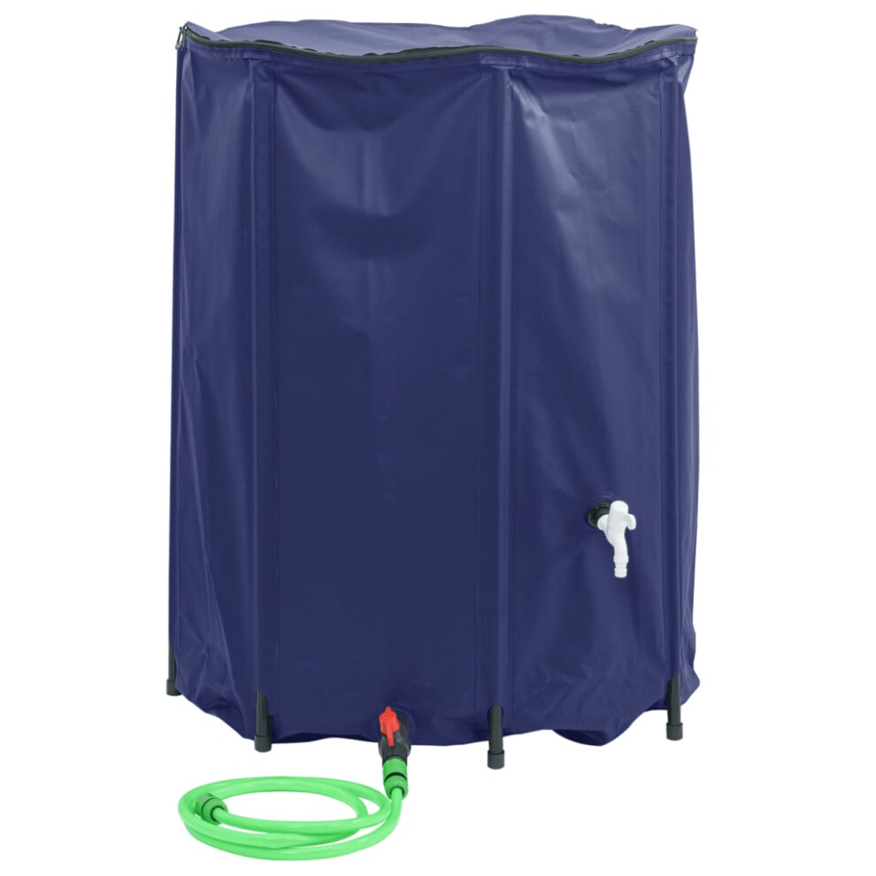 vidaXL Water Tank with Tap Foldable Water Container Water Storage 1350 L PVC