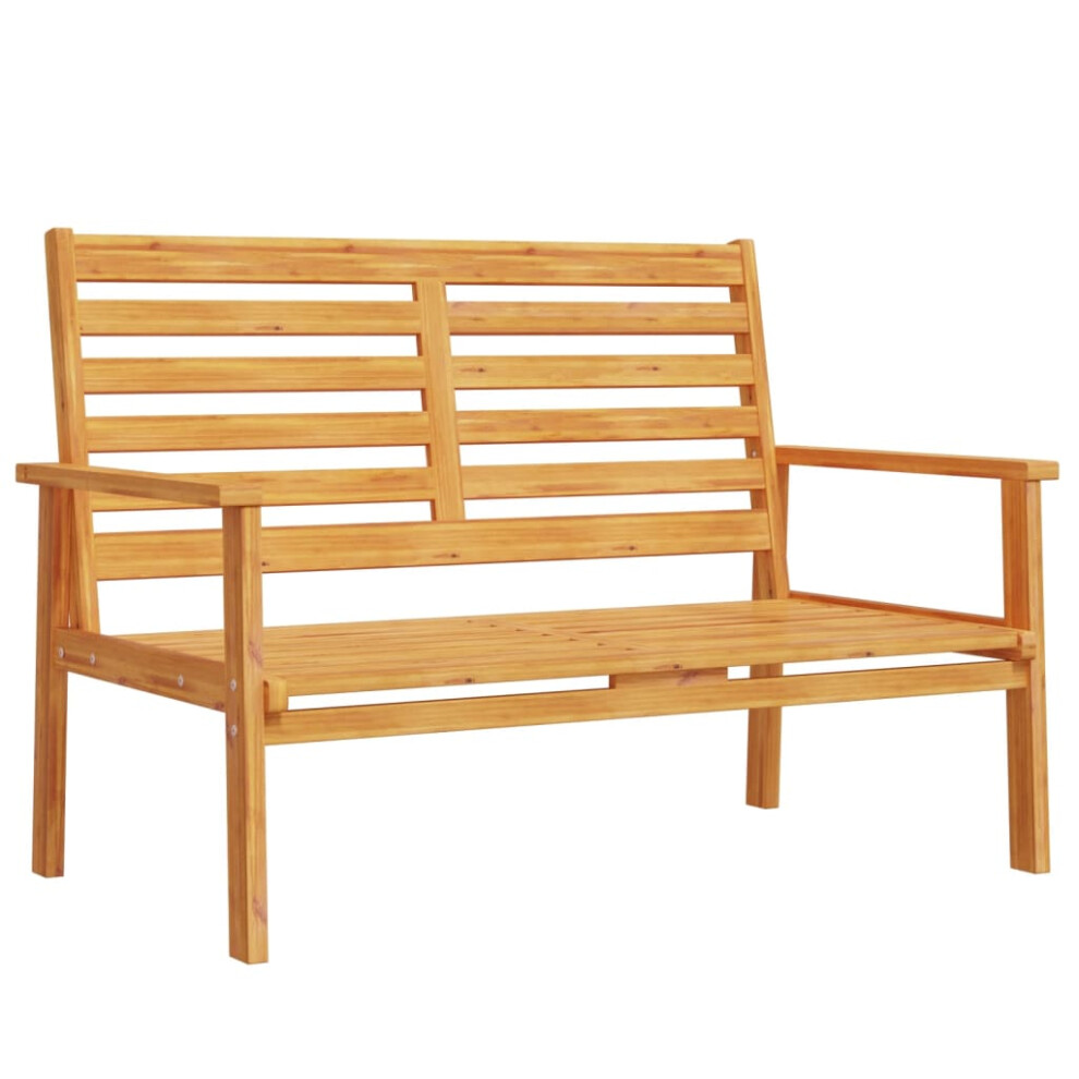 vidaXL Garden Sofa Bench Dining Bench Outdoor Bench Seat Solid Wood Acacia