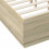 VidaXL vidaXL Bed Frame with LED Lights Bed Sonoma Oak Small Double Engineered Wood 9