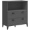 VidaXL vidaXL Bookcase Bookshelf Cabinet Book Rack Anthracite Grey Engineered Wood 2