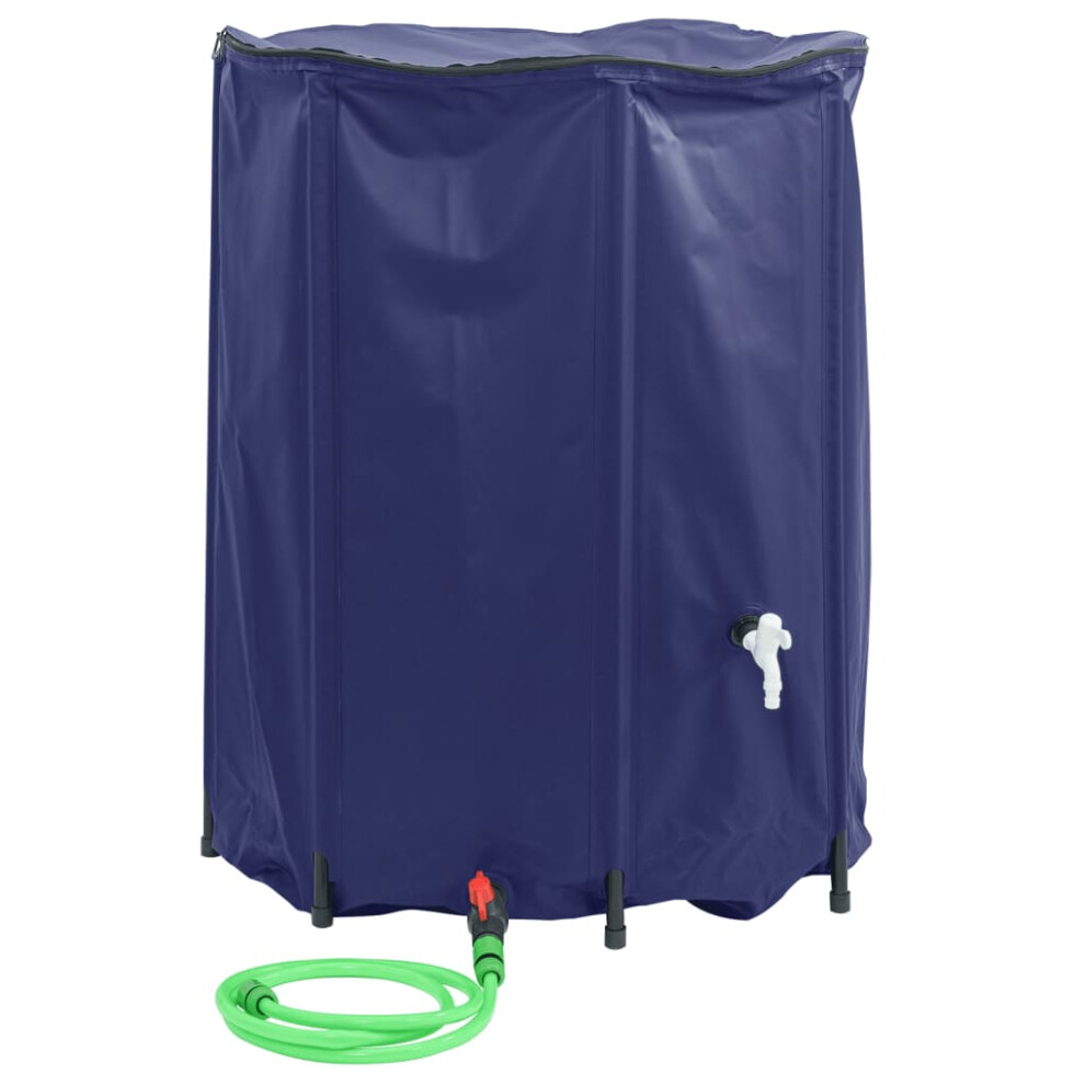 vidaXL Water Tank with Tap Foldable Water Container Water Storage 750 L PVC