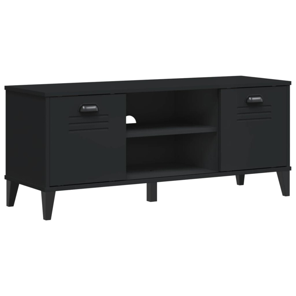 vidaXL Shoe Bench Hall Storage Bench Seat Shoe Rack Black Engineered Wood