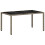 VidaXL vidaXL Gartentisch mit Glasplatte Hellgrau 150x90x75 cm Poly Rattan 7