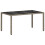 VidaXL vidaXL Gartentisch mit Glasplatte Hellgrau 150x90x75 cm Poly Rattan 1